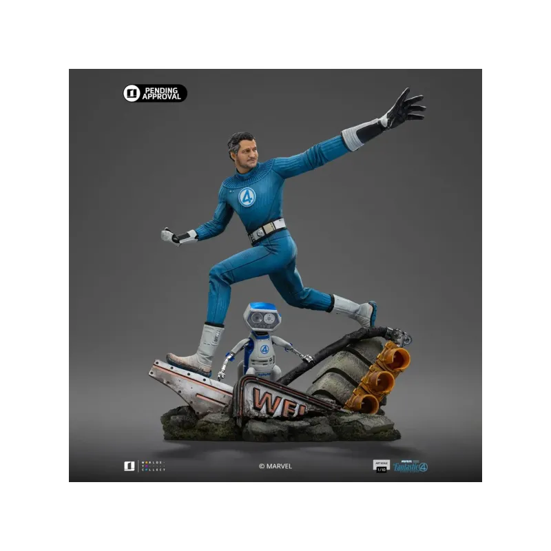 Marvel The Fantastic Four: Invisible Woman & Mister Fantastic Iron Studios