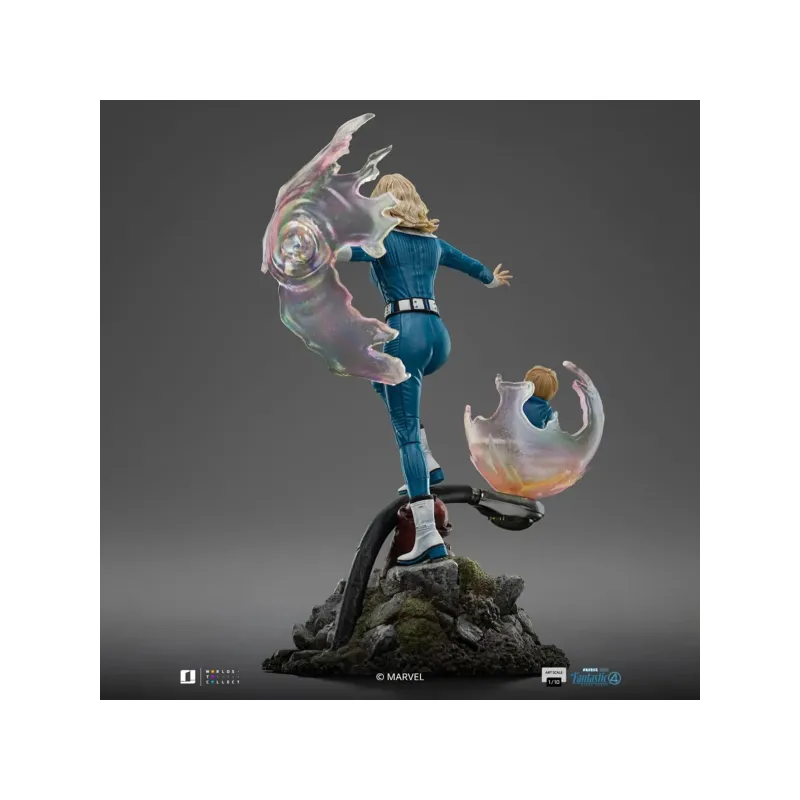 Marvel The Fantastic Four: Invisible Woman & Mister Fantastic Iron Studios