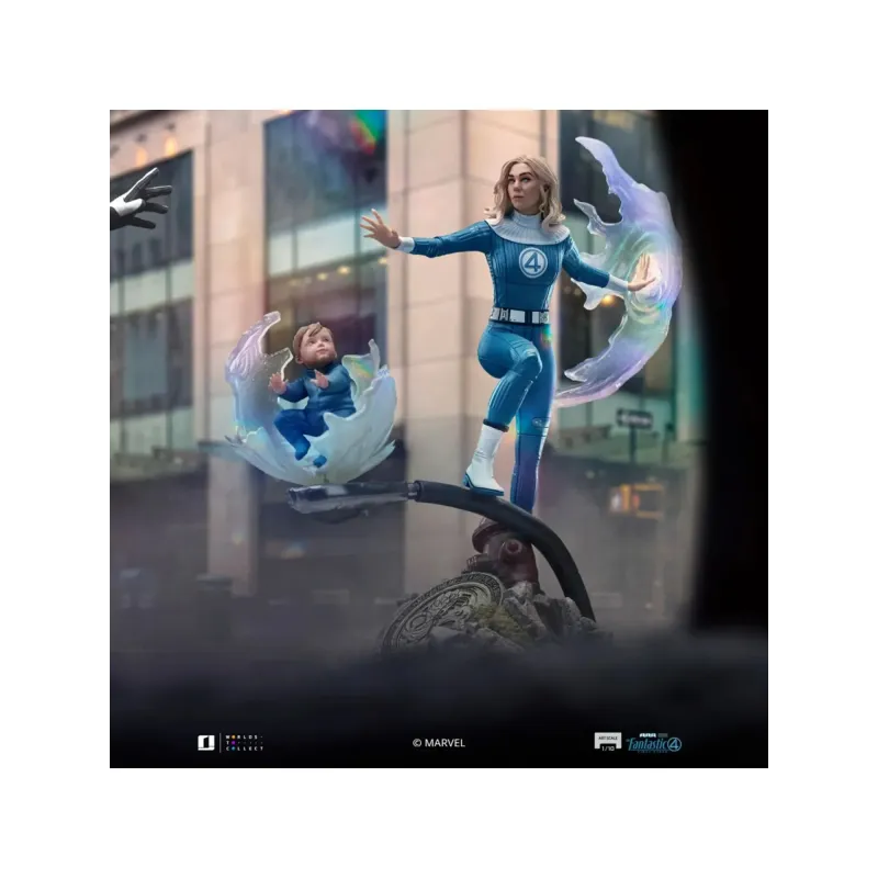 Marvel The Fantastic Four: Invisible Woman & Mister Fantastic Iron Studios