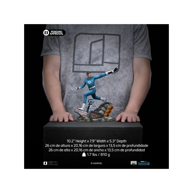 Marvel The Fantastic Four: Invisible Woman & Mister Fantastic Iron Studios