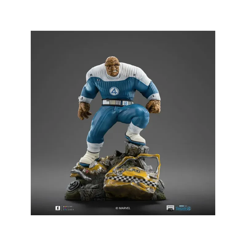 Marvel The Fantastic Four: The Thing & Human Torch Iron Studios