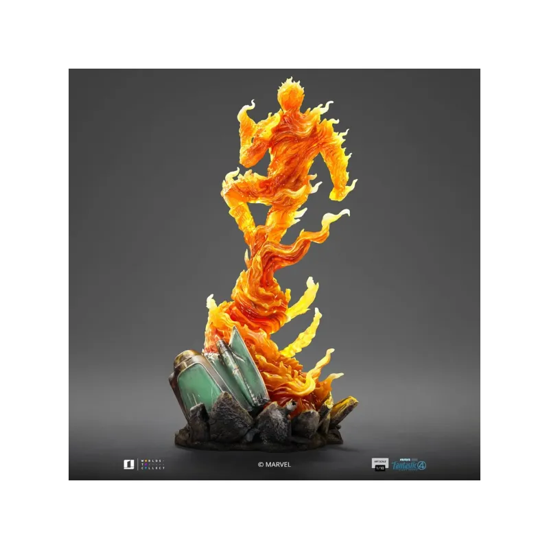 Marvel The Fantastic Four: The Thing & Human Torch Iron Studios