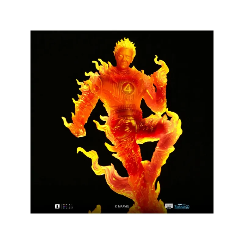 Marvel The Fantastic Four: The Thing & Human Torch Iron Studios