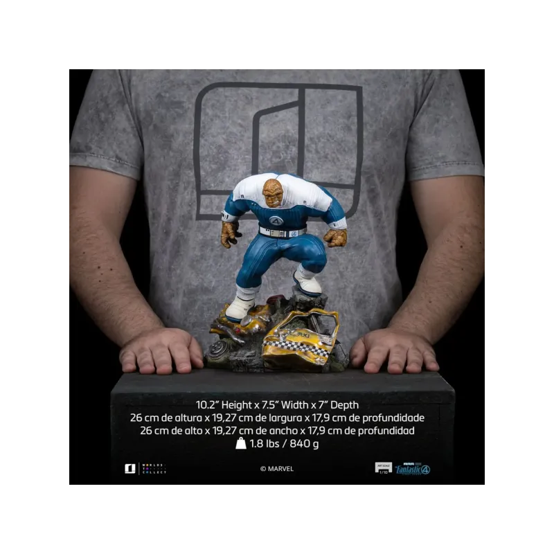 Marvel The Fantastic Four: The Thing & Human Torch Iron Studios