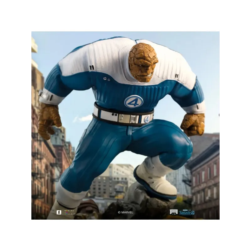Marvel The Fantastic Four: The Thing & Human Torch Iron Studios