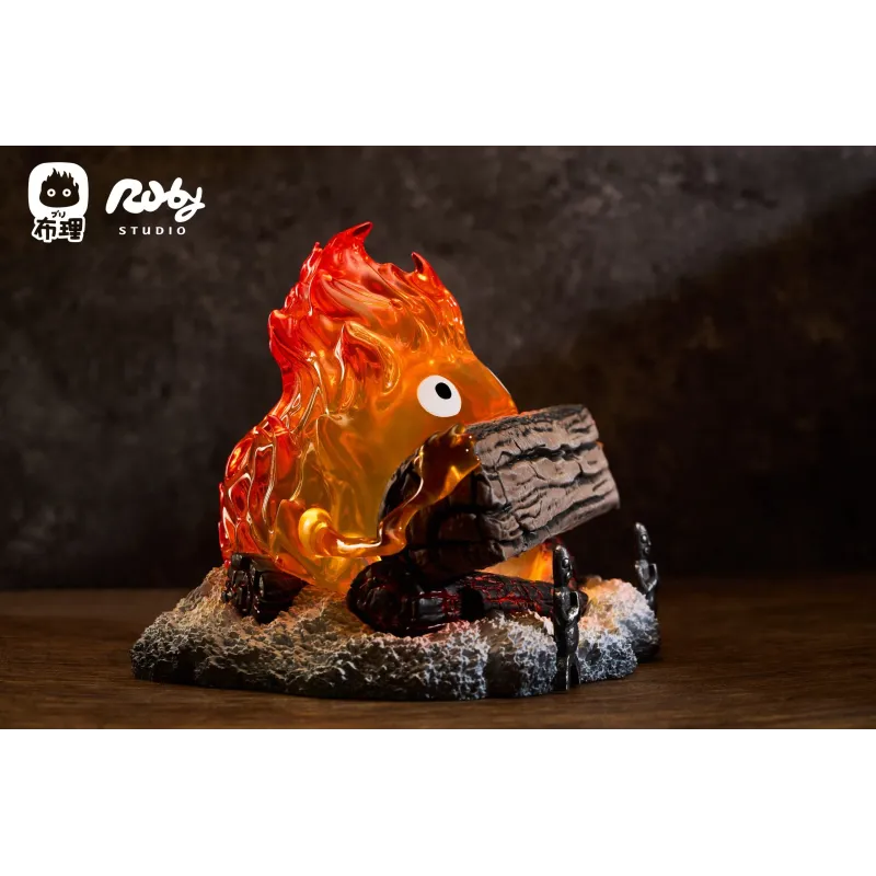 Howl's Moving Castle Calcifer Night Light Ruby ​​Studio & Buri Studio