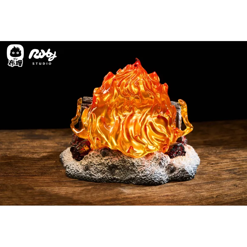 Howl's Moving Castle Calcifer Night Light Ruby ​​Studio & Buri Studio