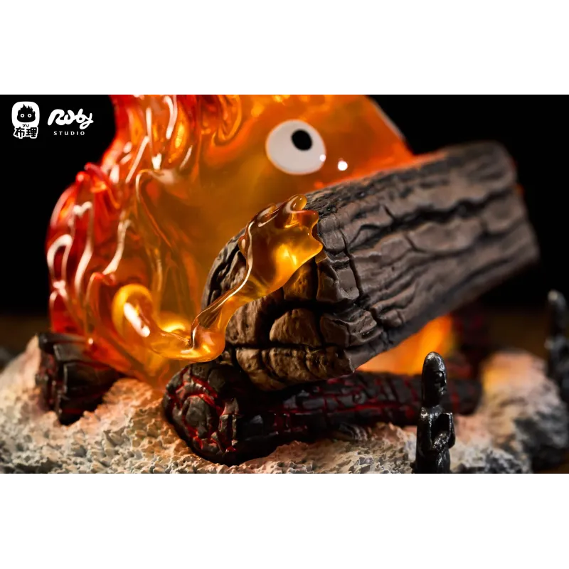 Howl's Moving Castle Calcifer Night Light Ruby ​​Studio & Buri Studio