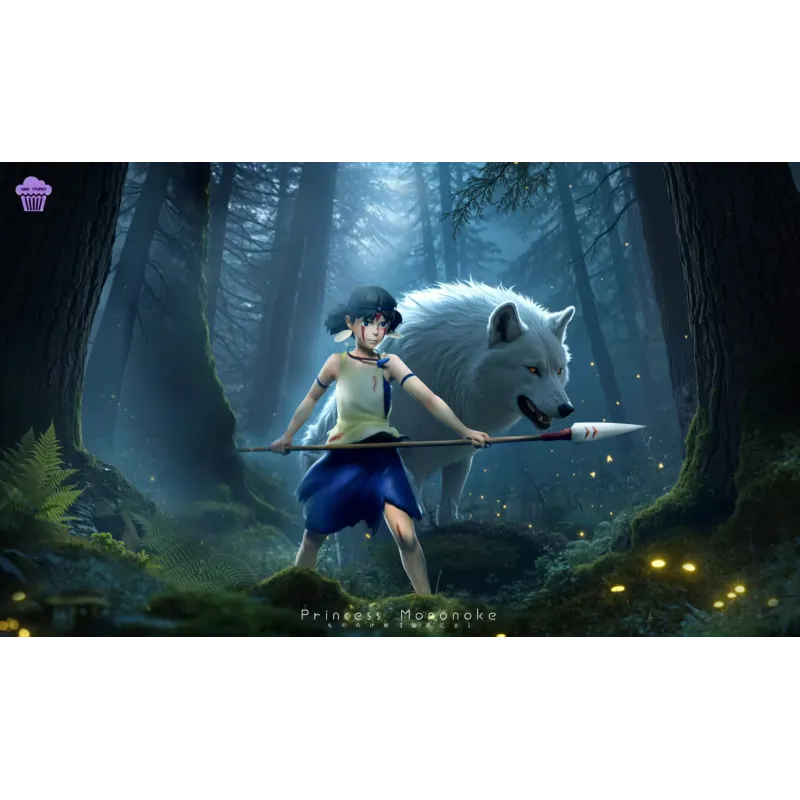 Princess Mononoke San & Ashitaka Cake Studio