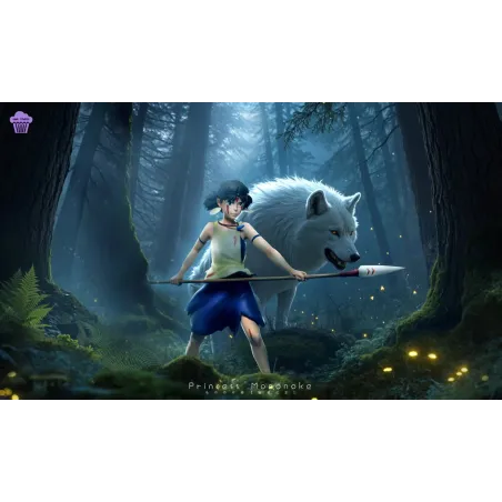 Princess Mononoke San & Ashitaka Cake Studio