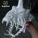 Digimon Skull Greymon Han Han Studio