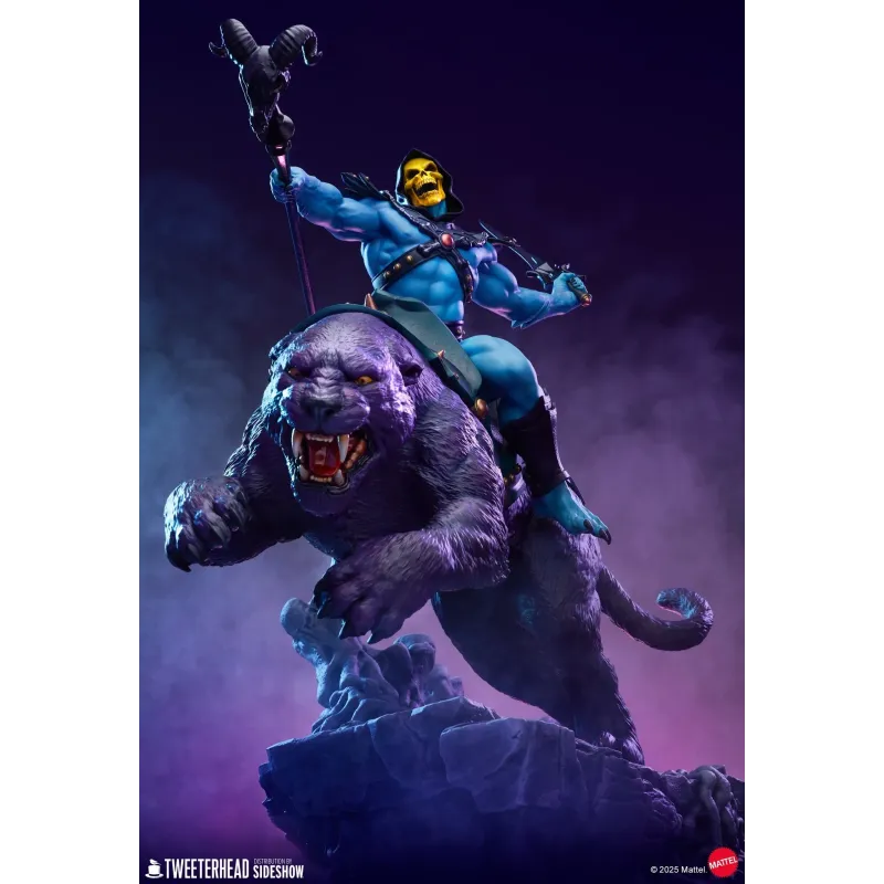 Masters Of The Universe Skeletor & Panthor Sideshow x Tweeterhead