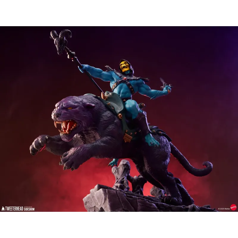 Masters Of The Universe Skeletor & Panthor Sideshow x Tweeterhead
