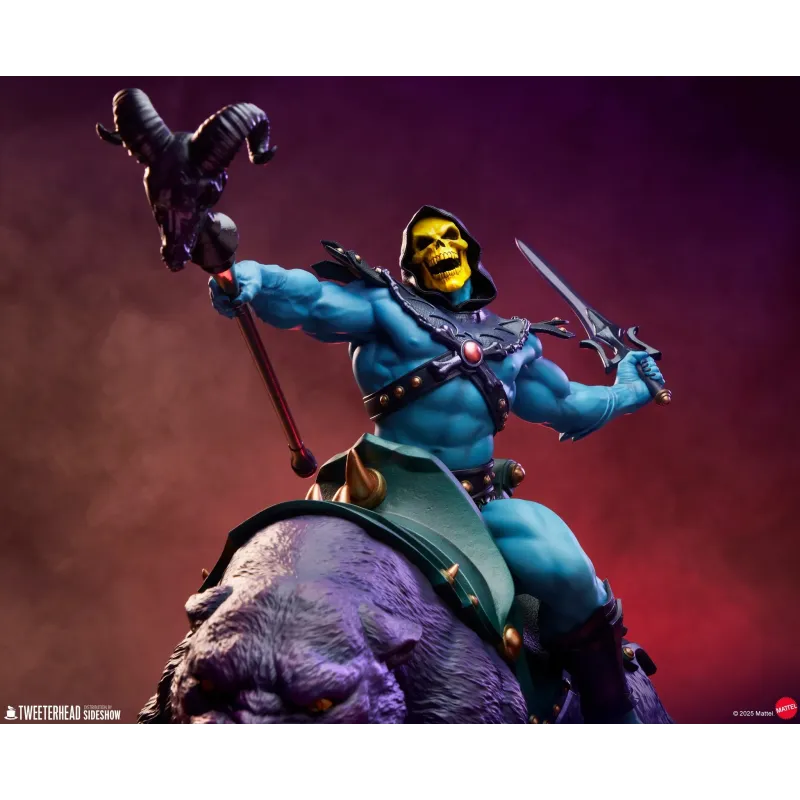 Masters Of The Universe Skeletor & Panthor Sideshow x Tweeterhead
