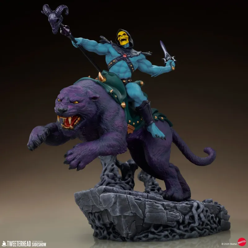 Masters Of The Universe Skeletor & Panthor Sideshow x Tweeterhead