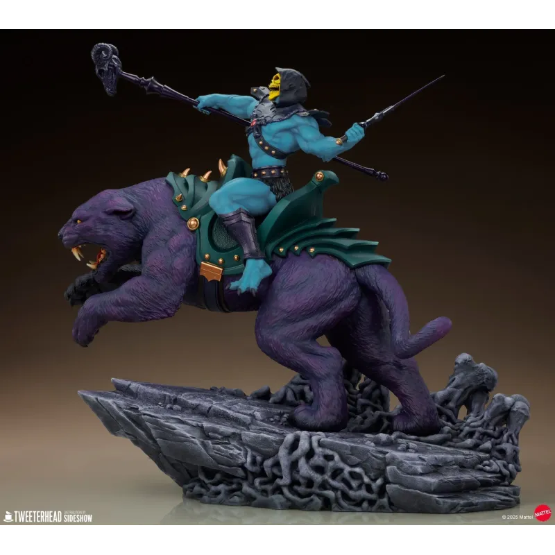 Masters Of The Universe Skeletor & Panthor Sideshow x Tweeterhead