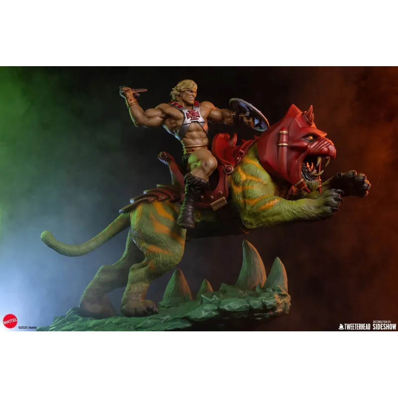 Masters Of The Universe He-Man & Battle Cat Sideshow x Tweeterhead
