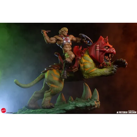 Masters Of The Universe He-Man & Battle Cat Sideshow x Tweeterhead