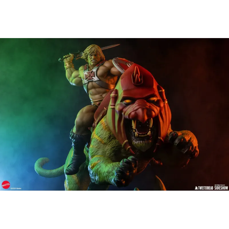Masters Of The Universe He-Man & Battle Cat Sideshow x Tweeterhead