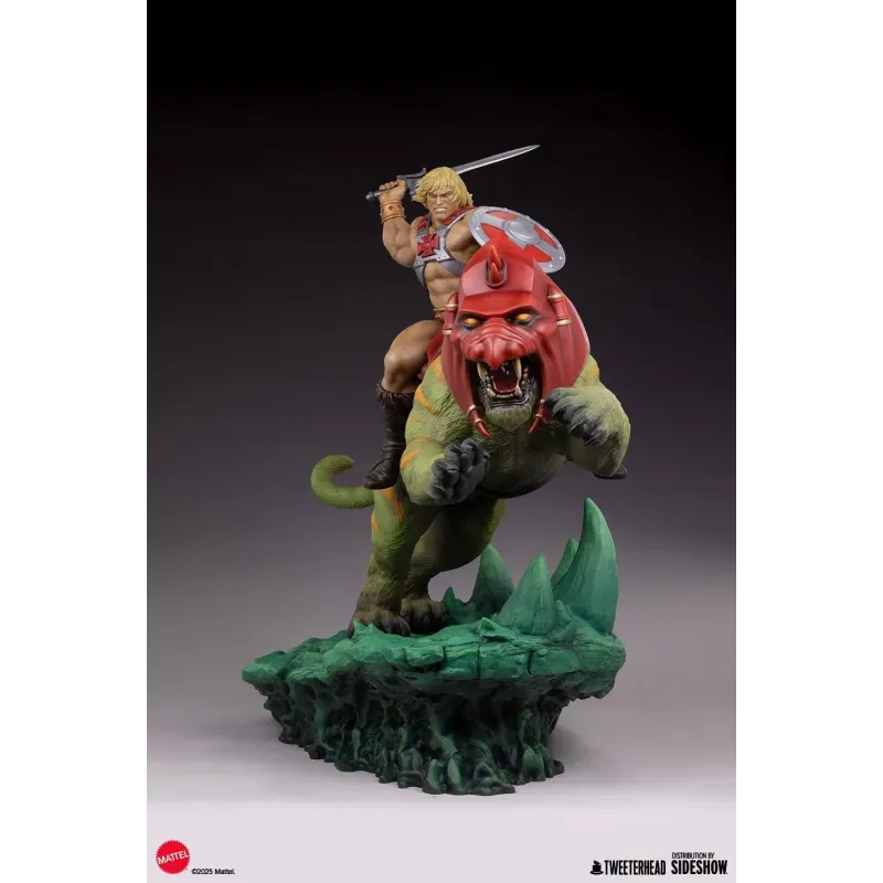 Masters Of The Universe He-Man & Battle Cat Sideshow x Tweeterhead