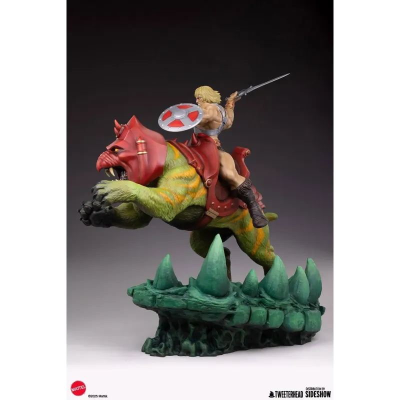 Masters Of The Universe He-Man & Battle Cat Sideshow x Tweeterhead