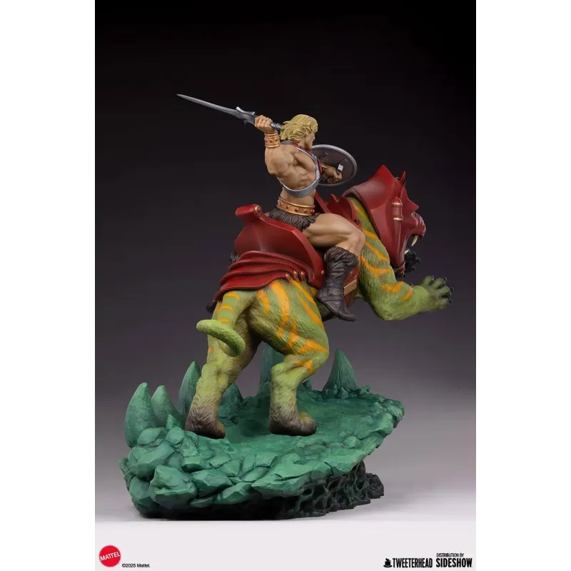 Masters Of The Universe He-Man & Battle Cat Sideshow x Tweeterhead