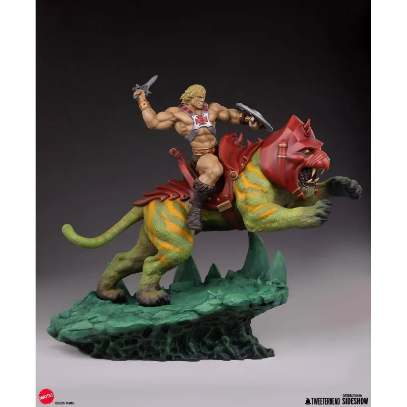 Masters Of The Universe He-Man & Battle Cat Sideshow x Tweeterhead