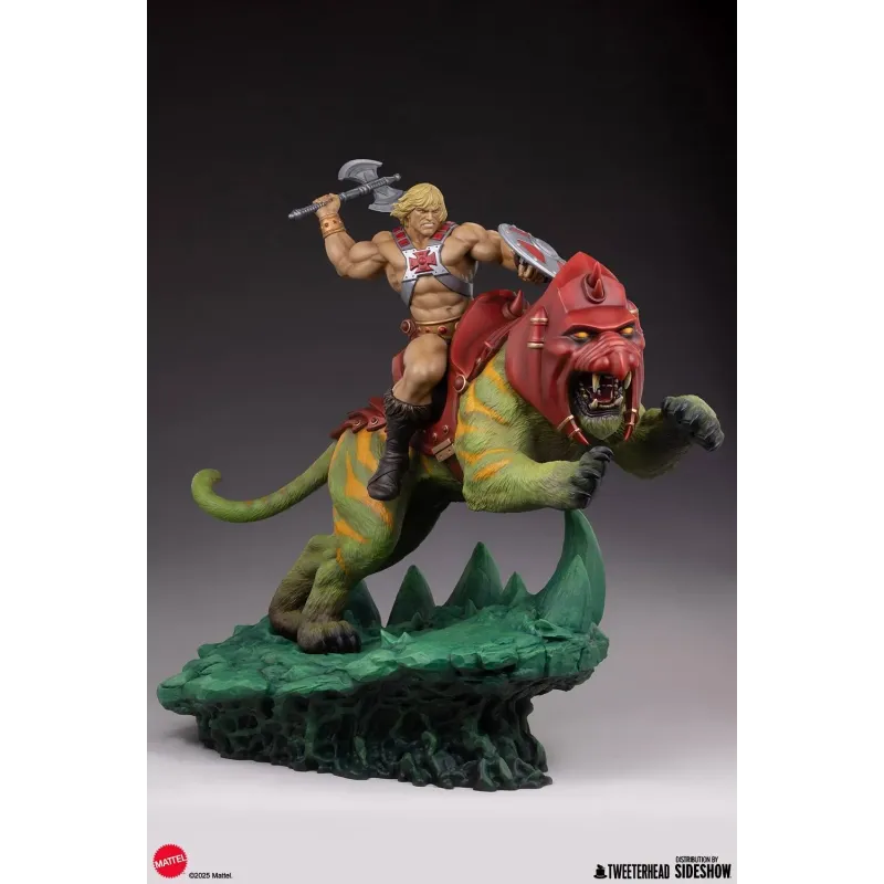 Masters Of The Universe He-Man & Battle Cat Sideshow x Tweeterhead