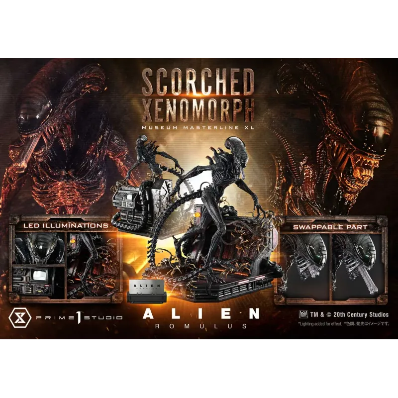 Alien: Romulus Scorched Xenomorph Prime 1 Studio