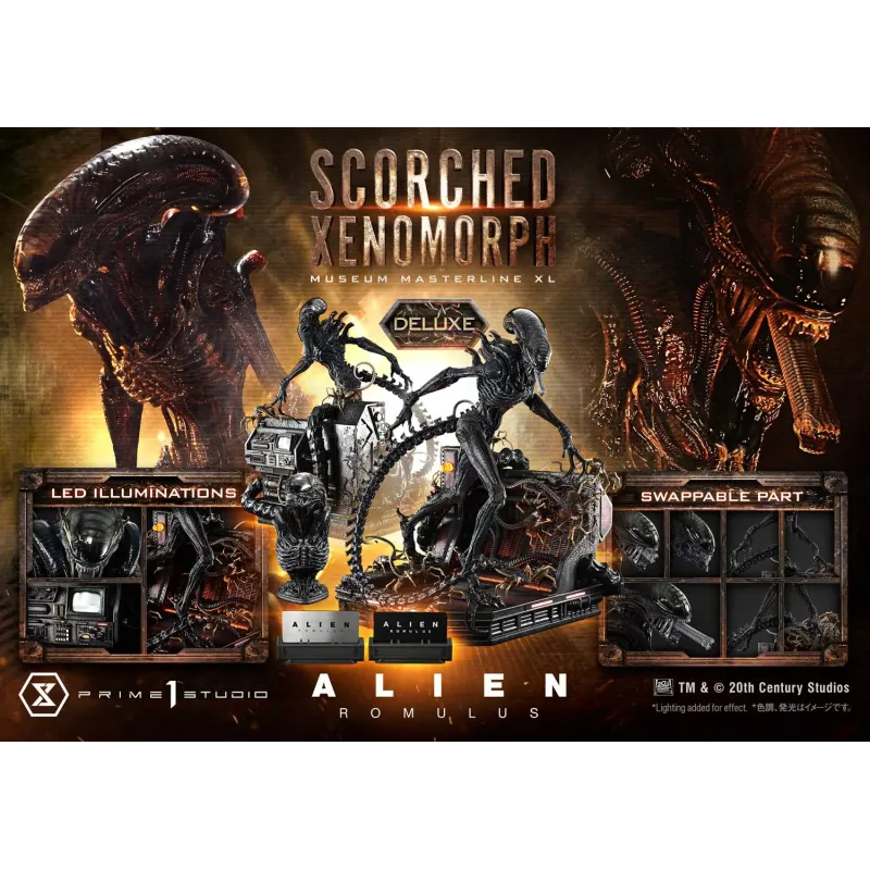Alien: Romulus Scorched Xenomorph Prime 1 Studio