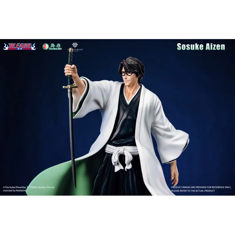 Zodiakos Studio Sosuke Aizen - Figura Licenciada Exclusiva