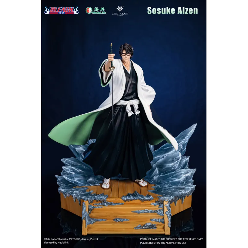 Zodiakos Studio Sosuke Aizen - Figura Licenciada Exclusiva