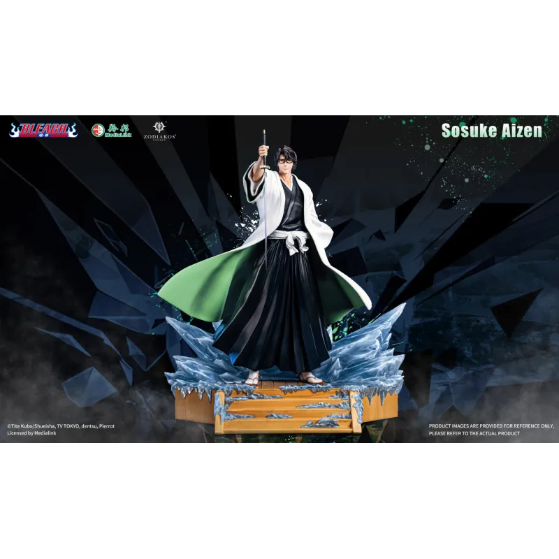 Zodiakos Studio Sosuke Aizen - Figura Licenciada Exclusiva