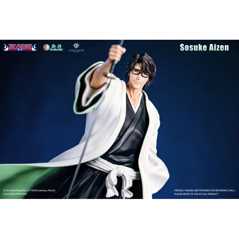 Zodiakos Studio Sosuke Aizen - Figura Licenciada Exclusiva