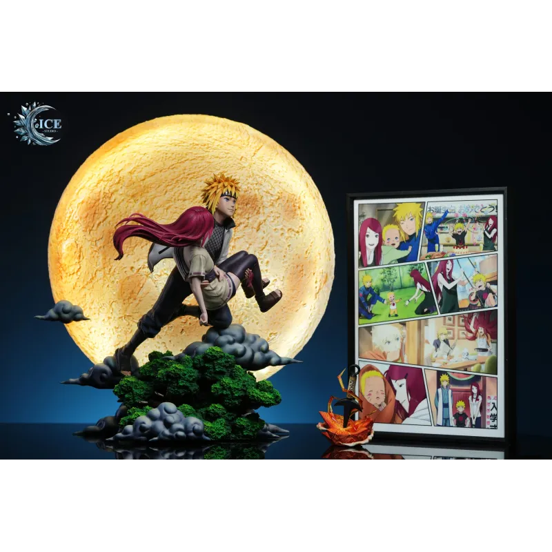 Naruto Minato & Kushina ICE Studio - Figurines Exclusives Anime