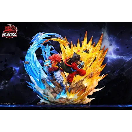 Dragon Ball Classic Characters Series 12 Super Saiyan 4 Gogeta & Vegetto Kylin Studio