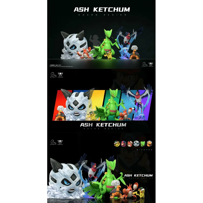 Pokémon Ash's Team 03 Hoenn Region Wonder Studio
