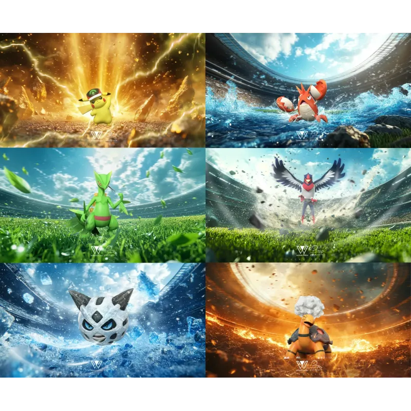 Pokémon Ash's Team 03 Hoenn Region Wonder Studio