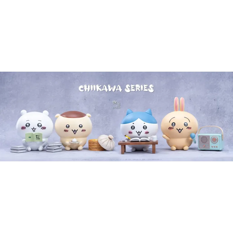 Chiikawa 02 Chiikawa & Hachiware & Usagi & Kurimanju Wu Yu Studio