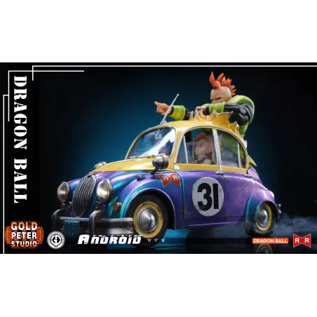 Dragon Ball Z Androids Car Gold Peter Studio