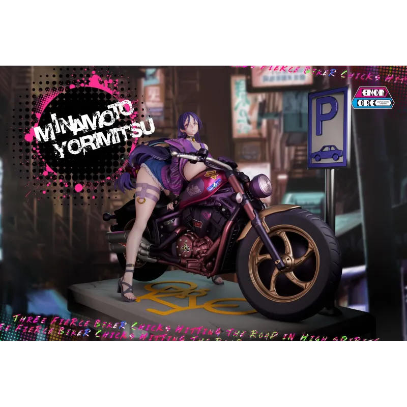 Fate Grand Order Motorcycle Minamoto no Raikou & Shuten Douji & Ibaraki Douji  Demon Core Studio