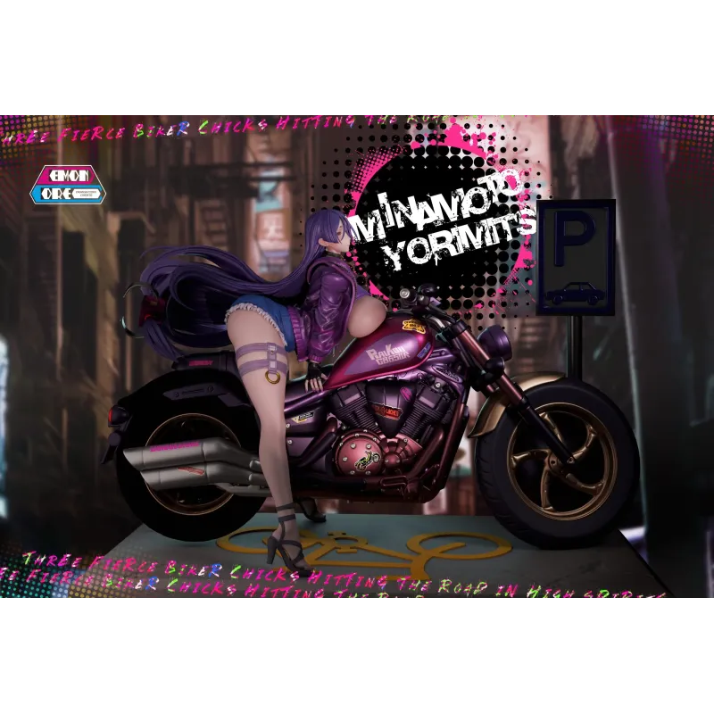 Fate Grand Order Motorcycle Minamoto no Raikou & Shuten Douji & Ibaraki Douji  Demon Core Studio