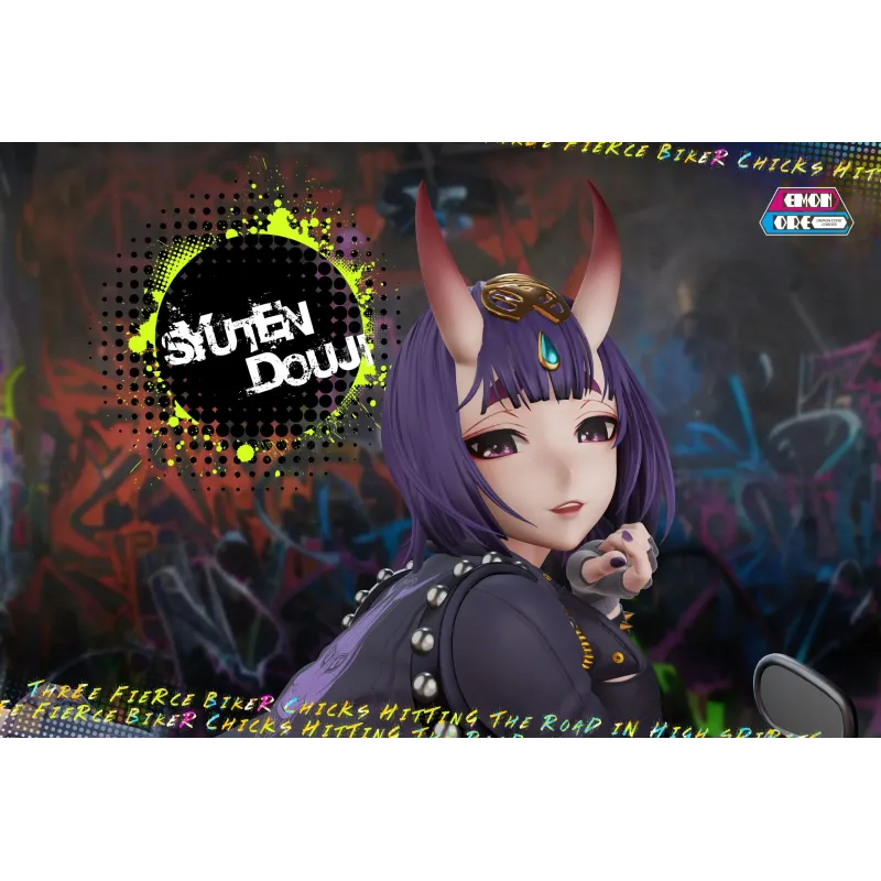 Fate Grand Order Motorcycle Minamoto no Raikou & Shuten Douji & Ibaraki Douji  Demon Core Studio