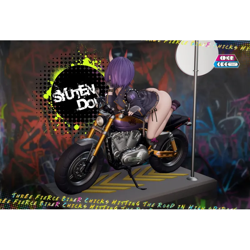Fate Grand Order Motorcycle Minamoto no Raikou & Shuten Douji & Ibaraki Douji  Demon Core Studio