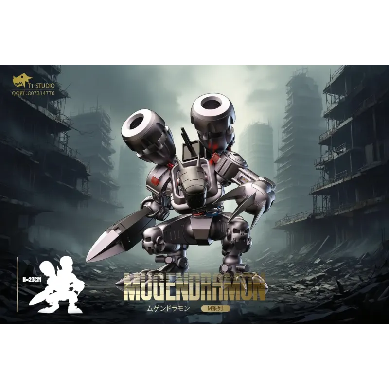 Digimon Metal Empire Series Mugendramon & Megadramon & Gigadramon & Mekanorimon & Guardromon & Tankmon T1 Studio