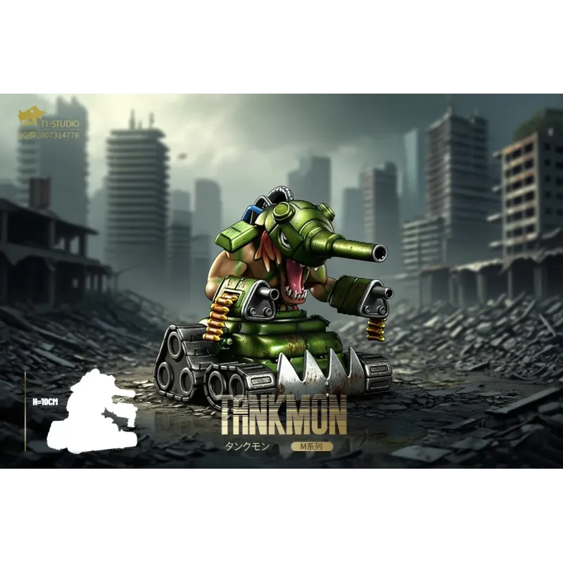 Digimon Metal Empire Series Mugendramon & Megadramon & Gigadramon & Mekanorimon & Guardromon & Tankmon T1 Studio
