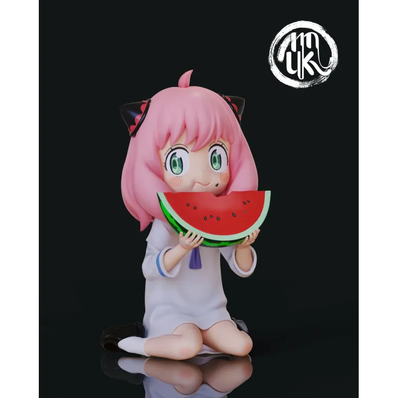 Spy x Family Anya eating watermelon MoKu Studio