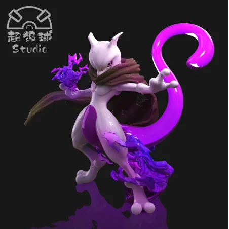Pokémon Cloaked Mewtwo Chao Ji Qiu Studio