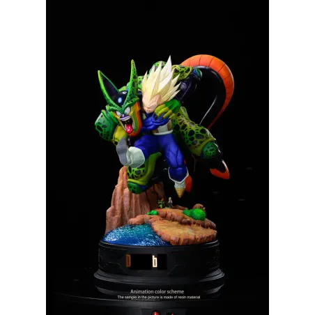 Dragon Ball Z Vegeta vs Cell 2nd Form Yamcha Studio