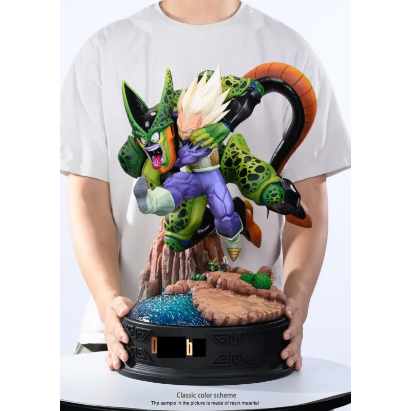 Dragon Ball Z Vegeta vs Cell 2nd Form Yamcha Studio